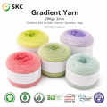 Fio gradiente fofo 200g 3mm fio de crochê macio para boneca amigurumi cachecol suéter bolsa faça você mesmo artesanato OEM ODM